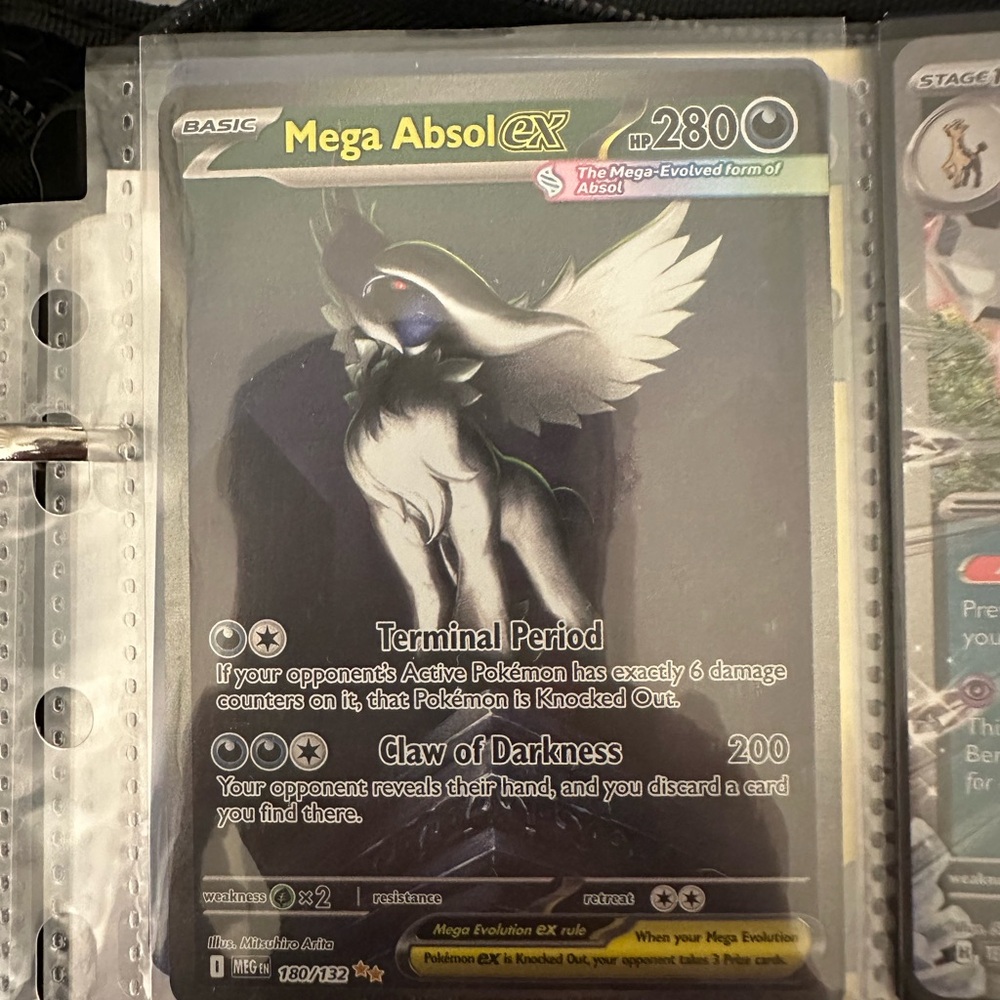 Pokemon Mega Absol ex - 180/132 - ME01: Mega Evolution (MEG) Mint